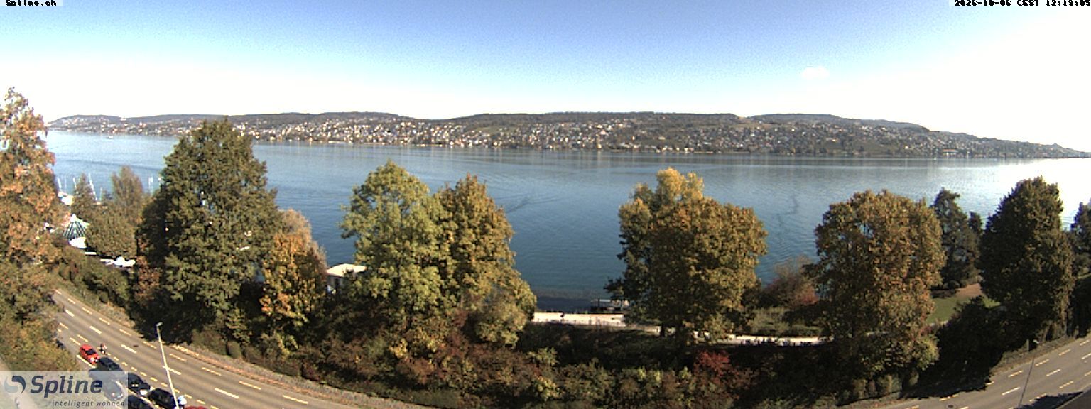 Thalwil: Panorama Webcam - Zürichsee
