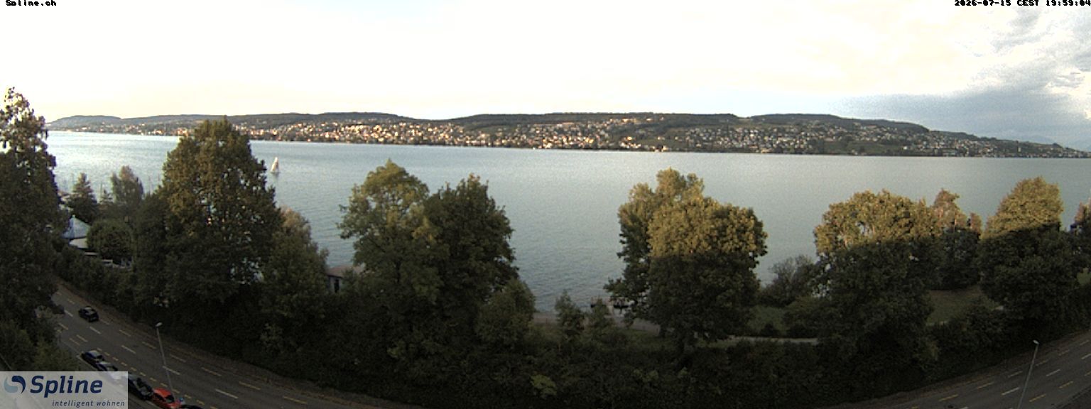 Thalwil: Panorama Webcam - Zürichsee