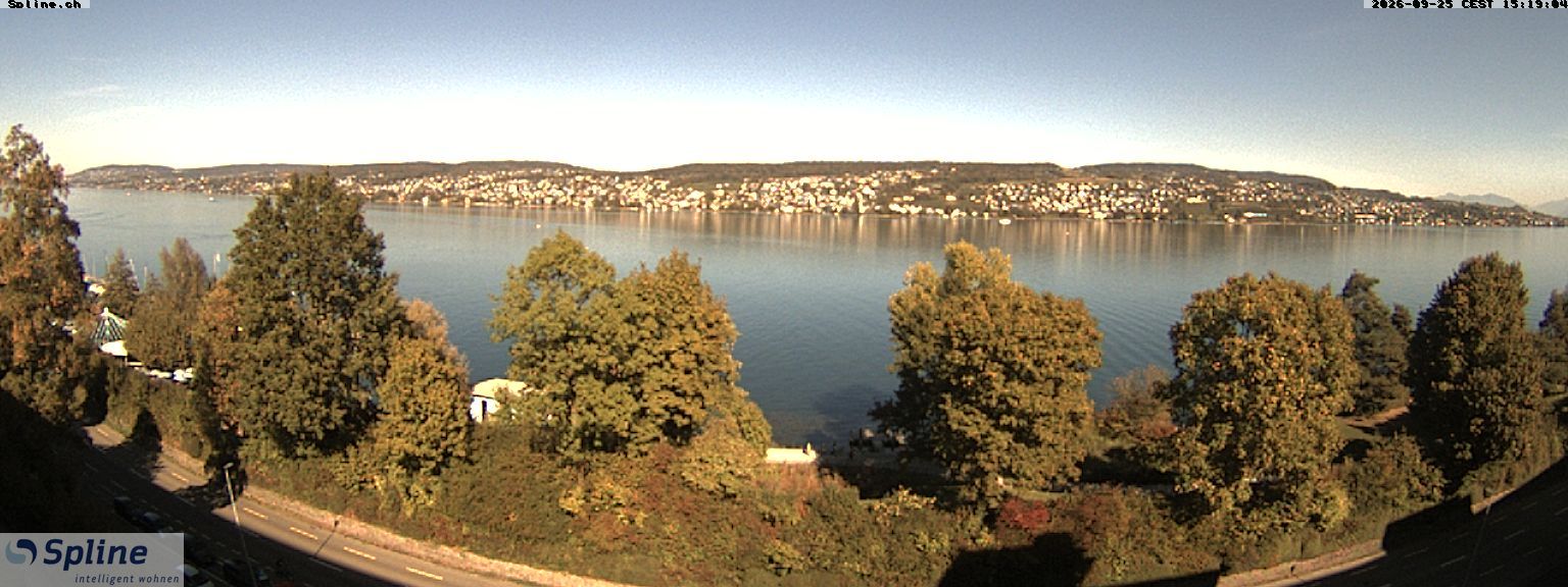 Thalwil: Panorama Webcam - Zürichsee
