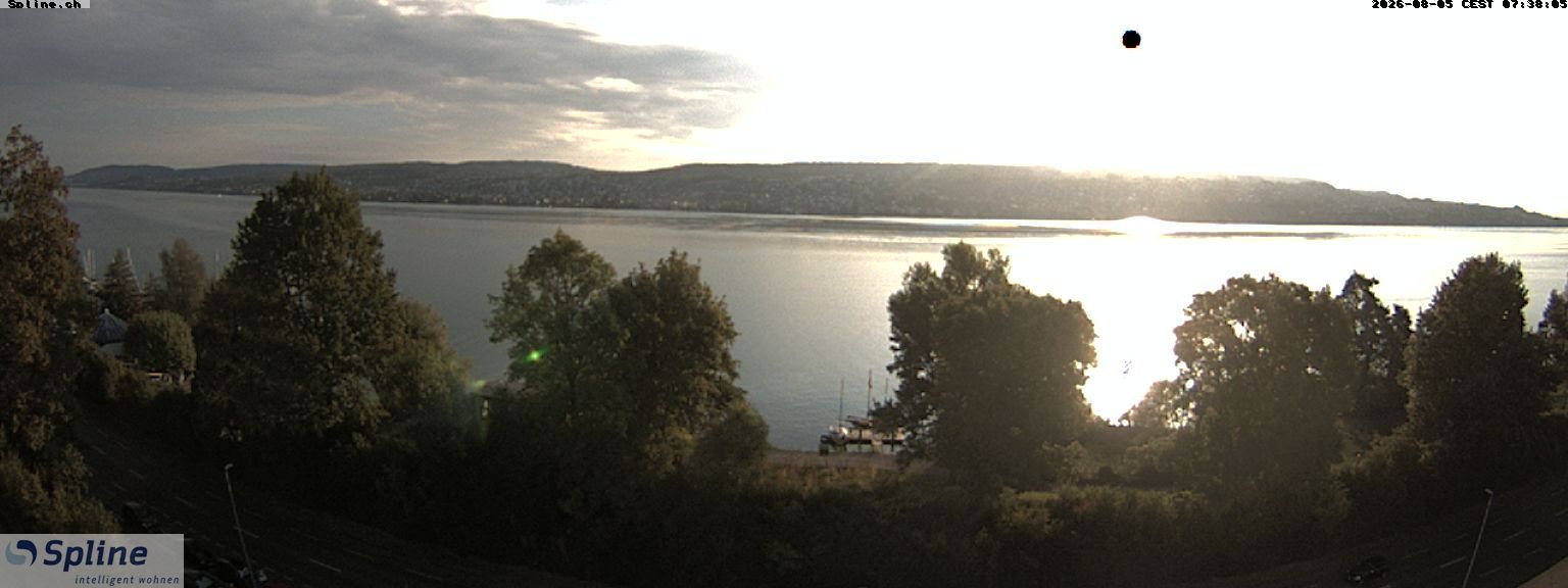 Thalwil: Panorama Webcam - Zürichsee