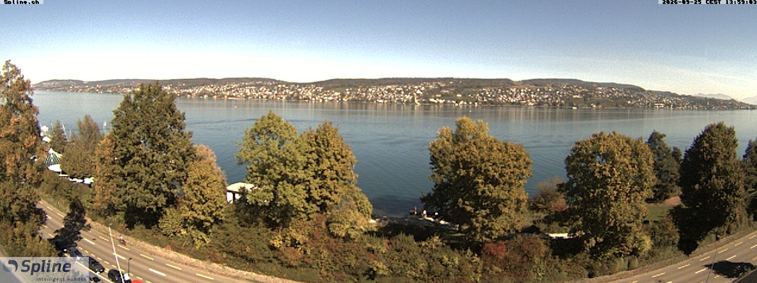 Thalwil: Panorama Webcam - Zürichsee