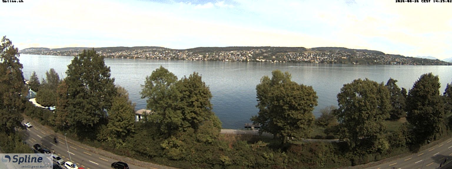 Thalwil: Panorama Webcam - Zürichsee