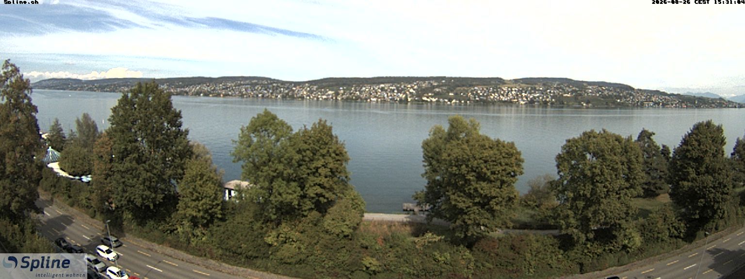 Thalwil: Panorama Webcam - Zürichsee