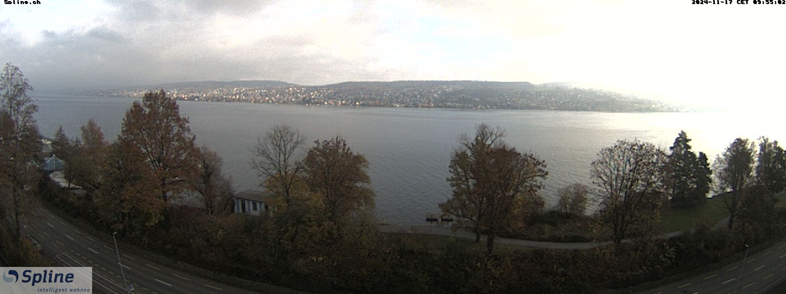 Thalwil: Panorama Webcam - Zürichsee