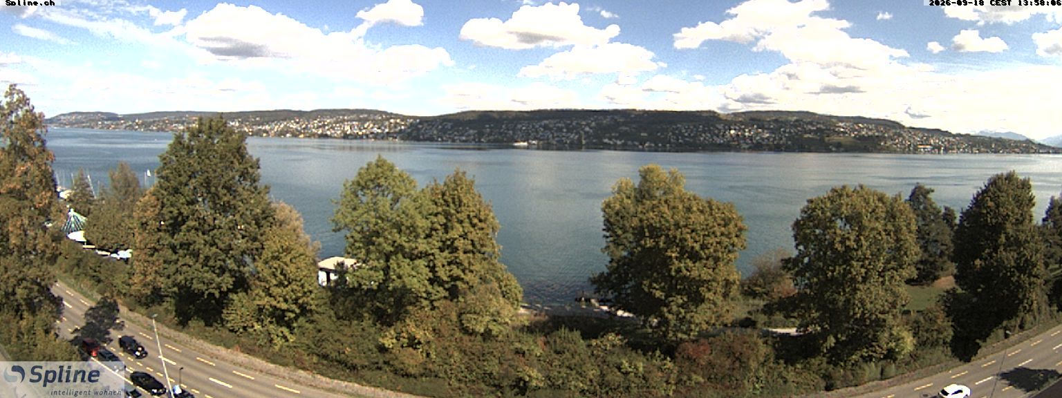 Thalwil: Panorama Webcam - Zürichsee