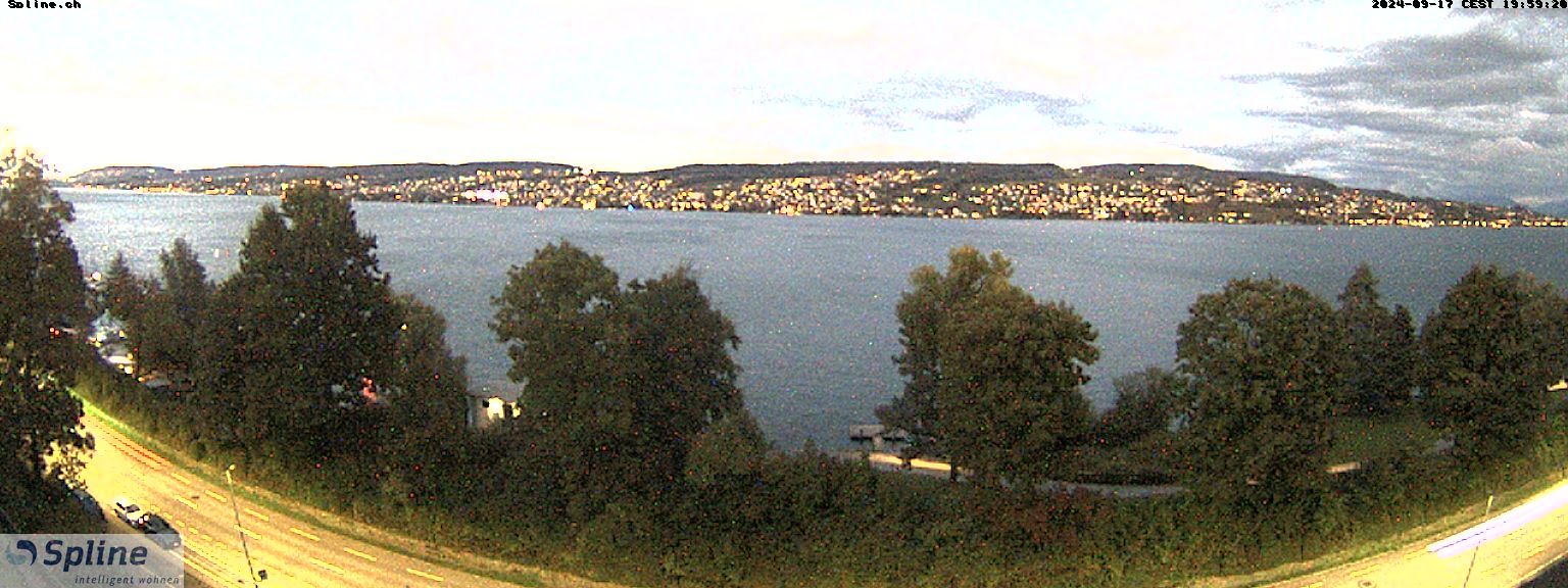 Thalwil: Panorama Webcam - Zürichsee