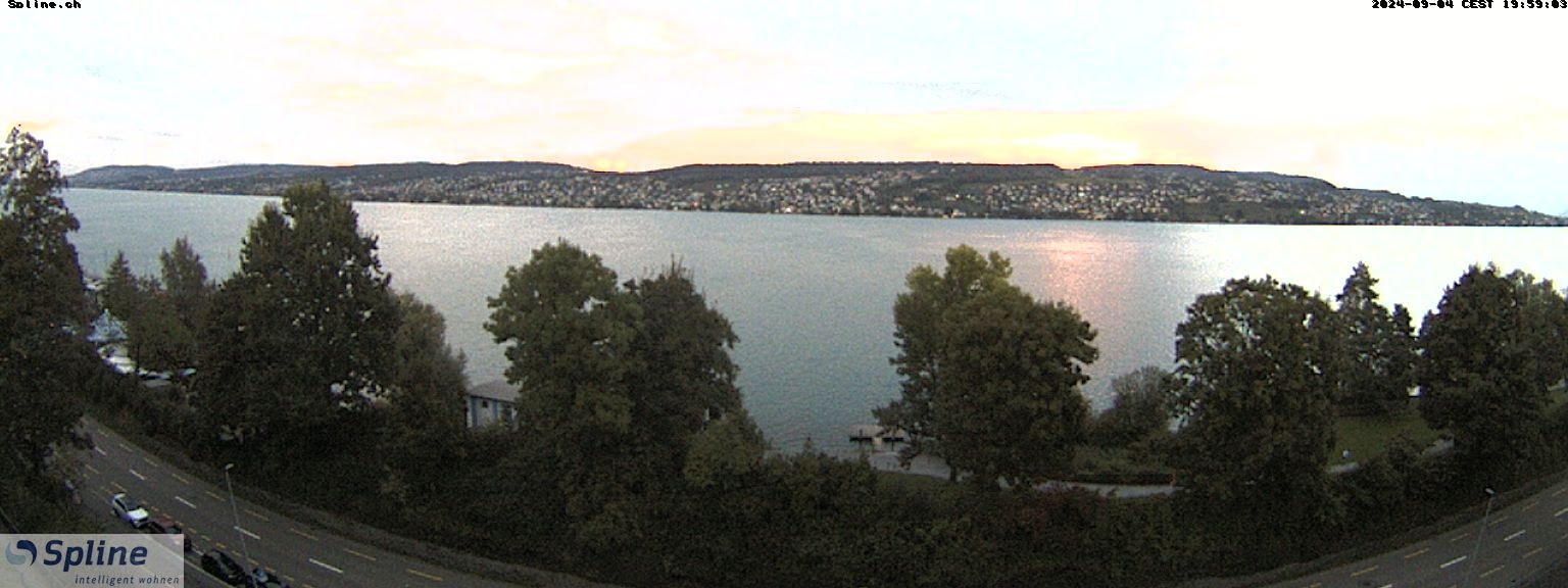 Thalwil: Panorama Webcam - Zürichsee