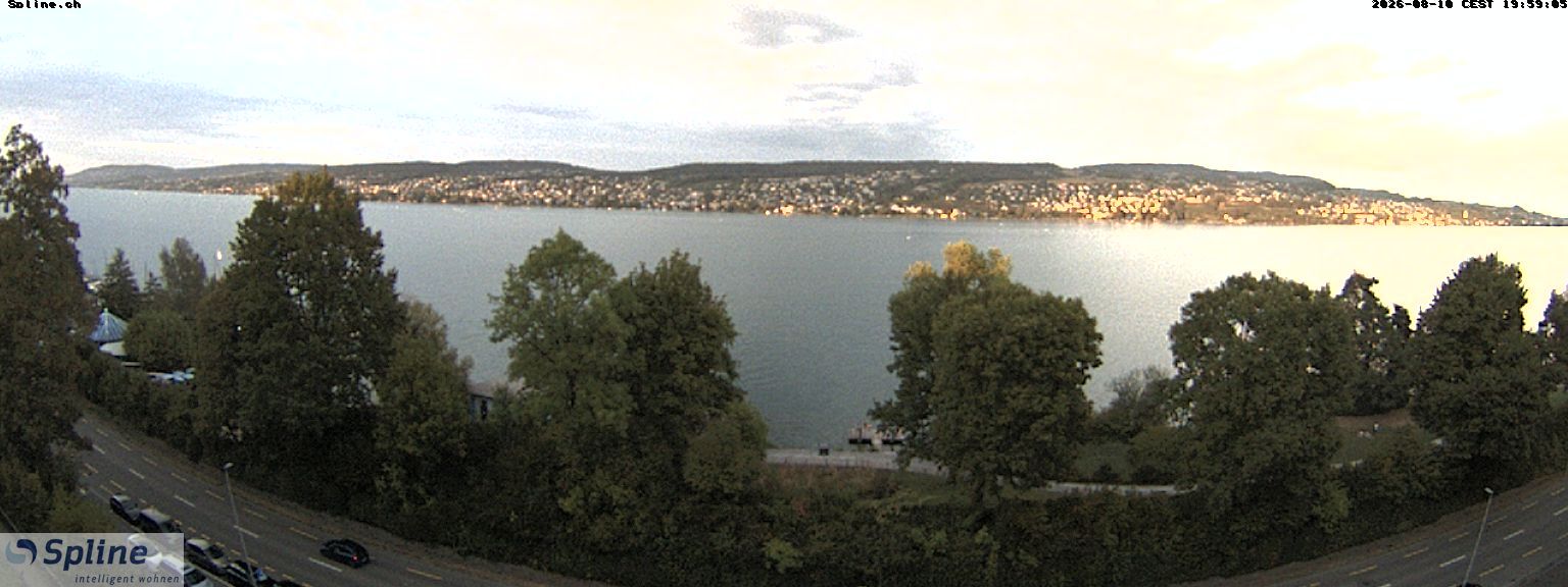 Thalwil: Panorama Webcam - Zürichsee