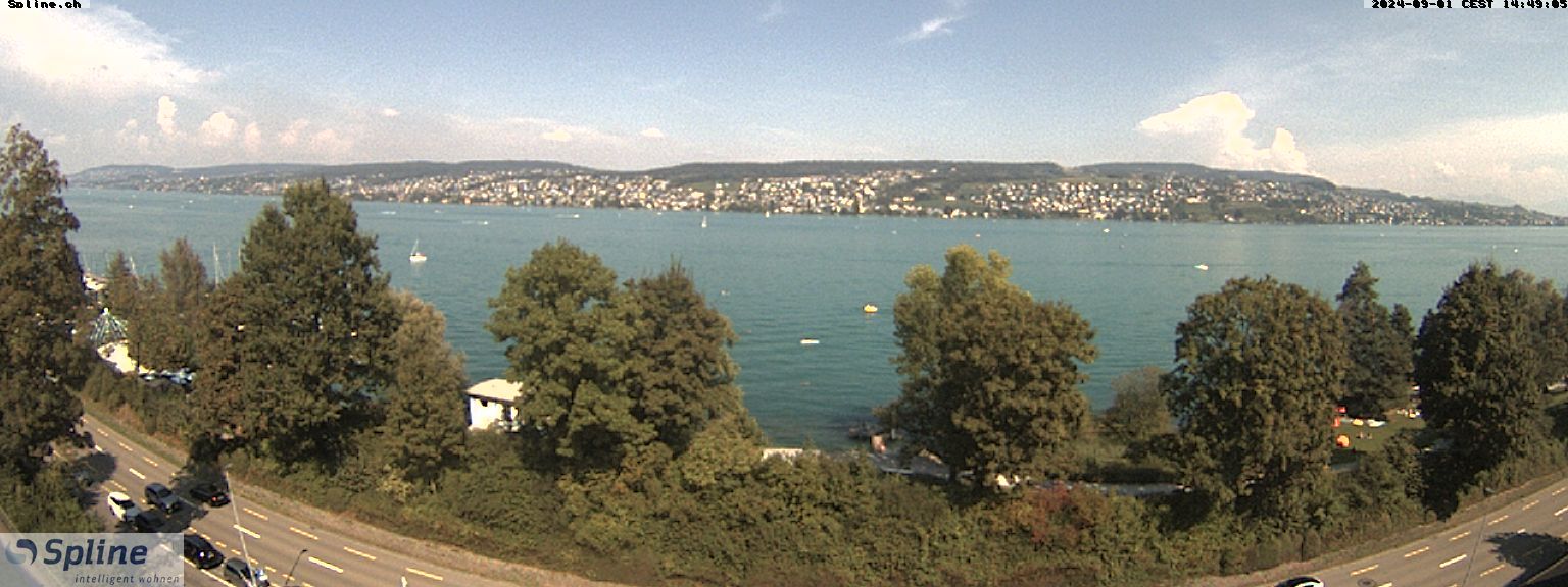 Thalwil: Panorama Webcam - Zürichsee