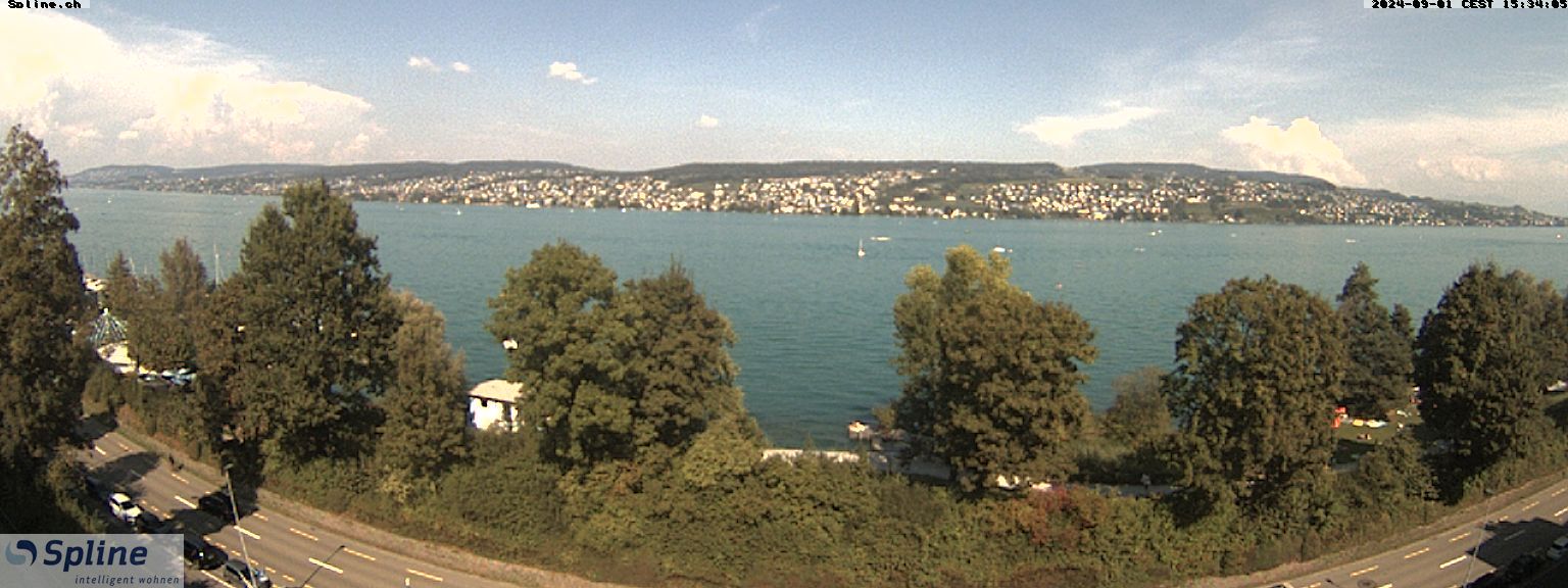 Thalwil: Panorama Webcam - Zürichsee