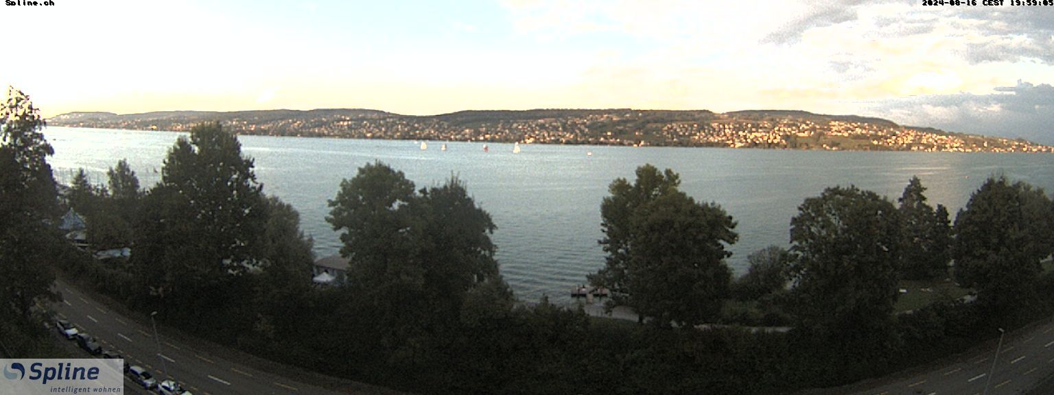 Thalwil: Panorama Webcam - Zürichsee