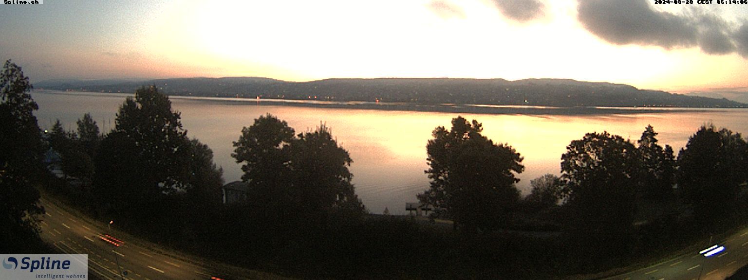 Thalwil: Panorama Webcam - Zürichsee