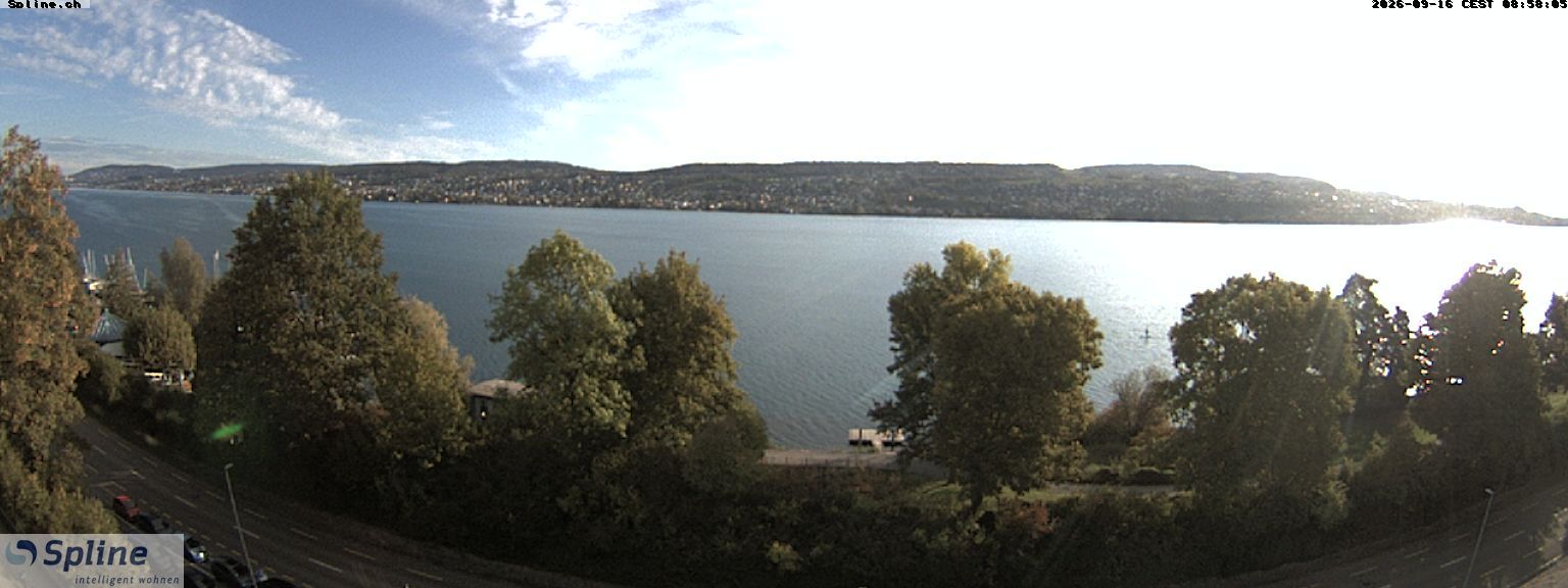 Thalwil: Panorama Webcam - Zürichsee