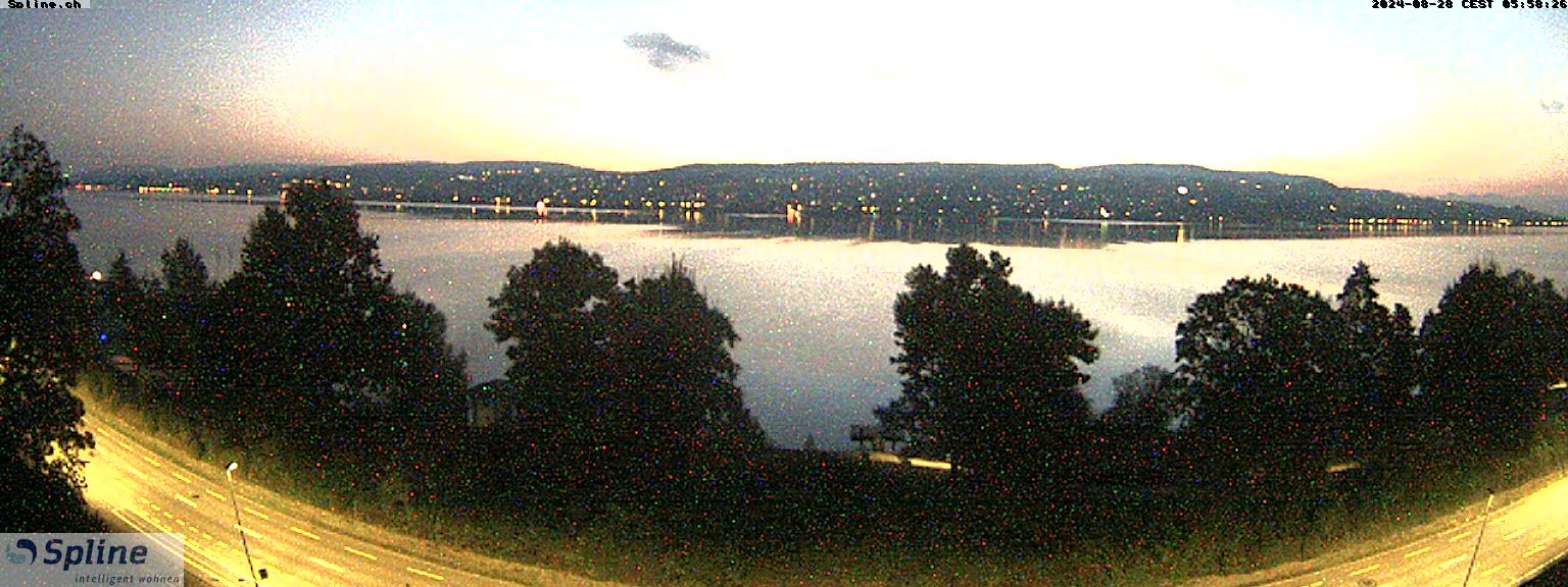 Thalwil: Panorama Webcam - Zürichsee