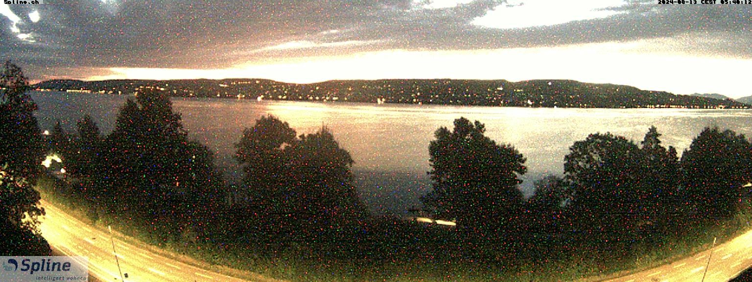 Thalwil: Panorama Webcam - Zürichsee