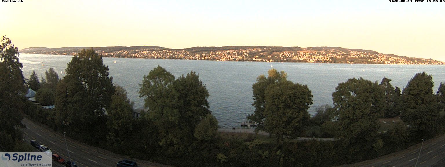 Thalwil: Panorama Webcam - Zürichsee
