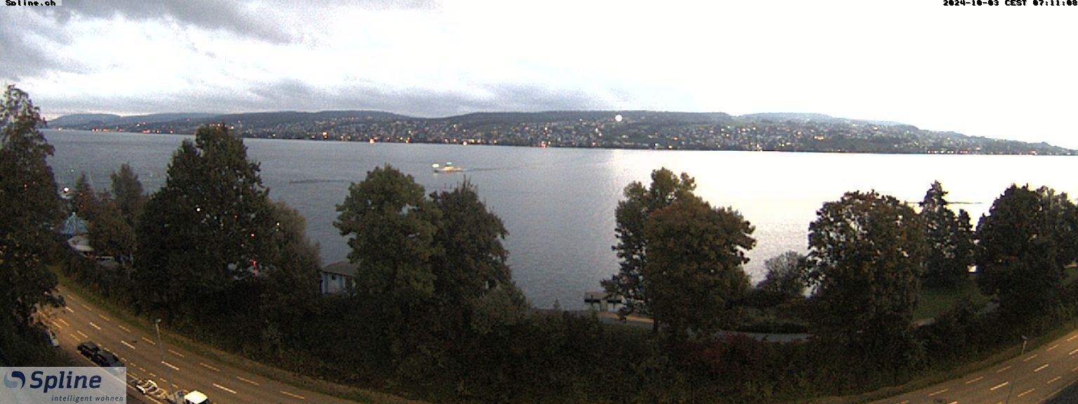 Thalwil: Panorama Webcam - Zürichsee