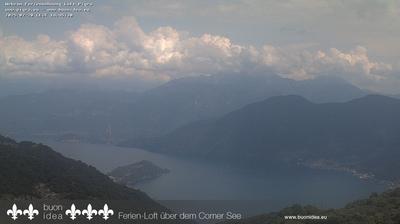 Preview delle webcam di Pigra: Bellagio - Lake Como - Grigna