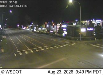 Traffic Cam Lynden: SR 539 at MP 10.5: Birch Bay - Rd
