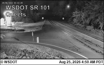 Traffic Cam Grays Harbor › North: US 101 at MP 152.5: Queets