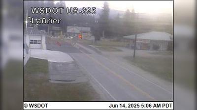 North: US 395 at MP 270.1 Laurier 