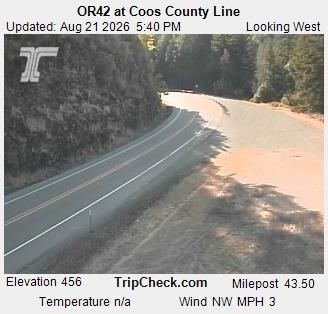 Traffic Cam Coos: ORE42 at - County Line