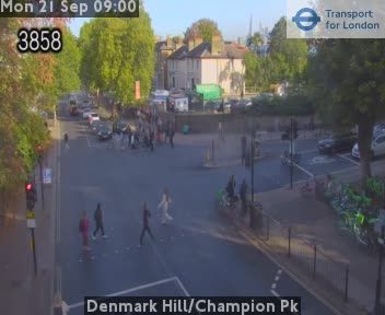 Traffic Cam London: Denmark Hill/Champion Pk