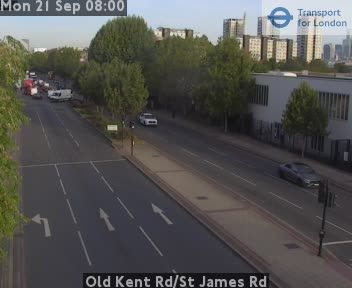 Traffic Cam London: Old Kent Rd/St James Rd