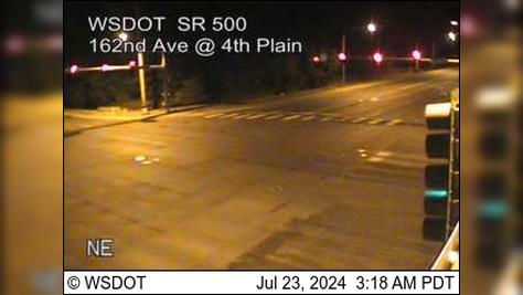 Traffic Cam Battle Ground: SR 500 at MP 10.1: 162nd Ave & 4th Plain