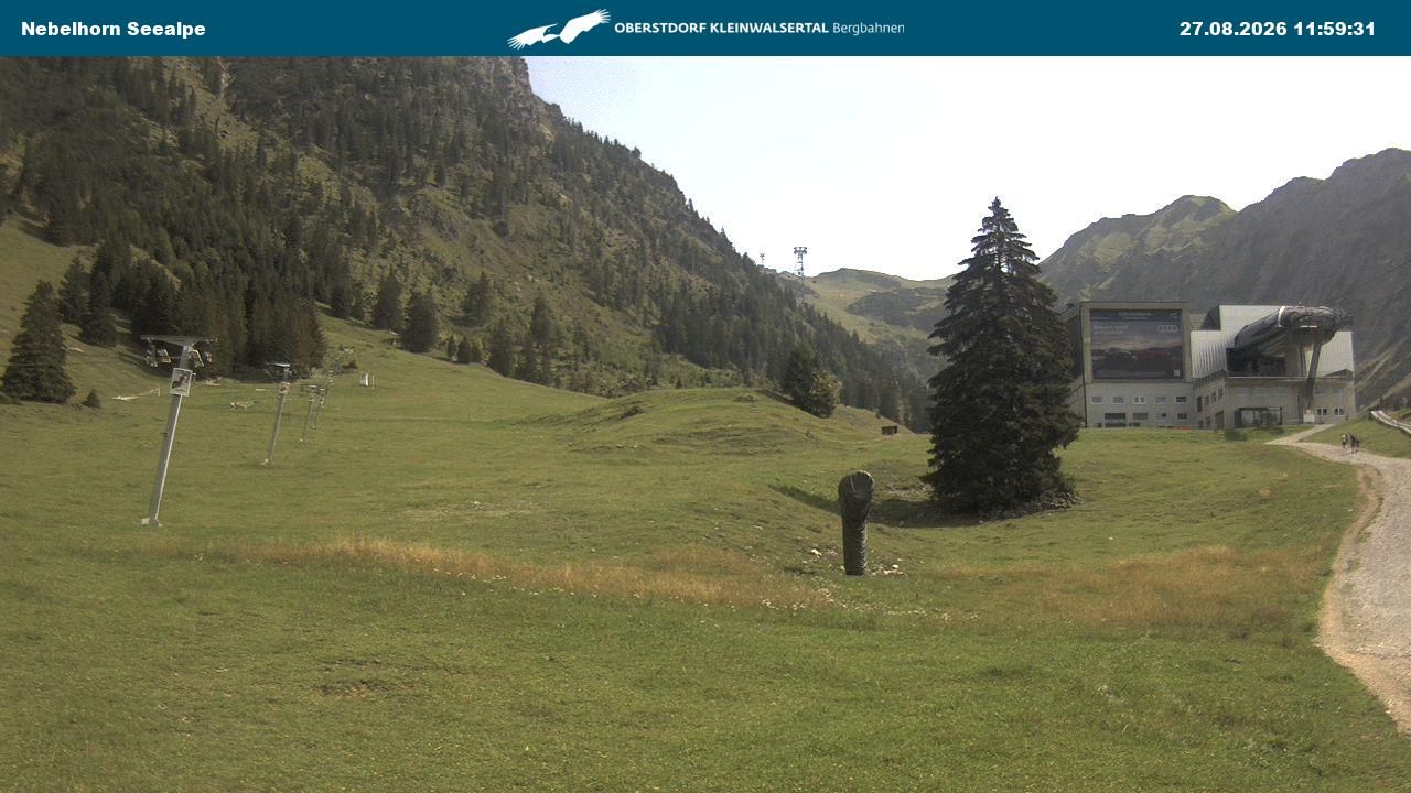 Traffic Cam Oberstdorf › West: Station Seealpe - Nebelhornbahn