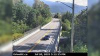 Chilliwack › South: Hwy , at the south end of Rosedale Overhead, looking south