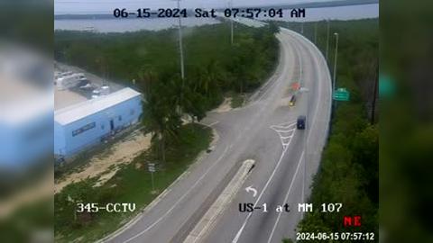 Traffic Cam Garden Cove: US-1 at Mile Marker 107