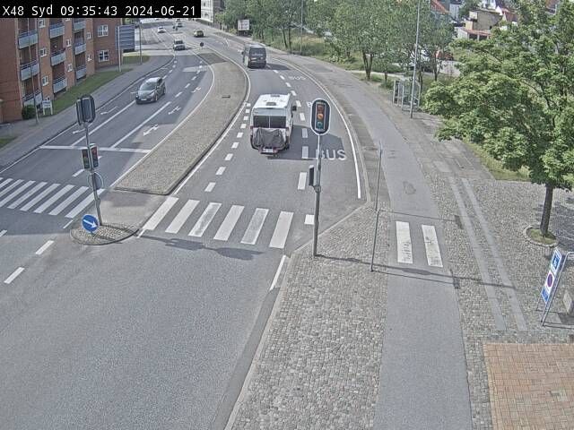 Traffic Cam Aabenraa › North: Rute 170 Nørreport N