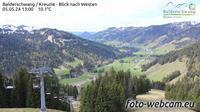 Obere Balderschwanger Alpe: Balderschwang - Kreuzle - Blick nach Westen - Current