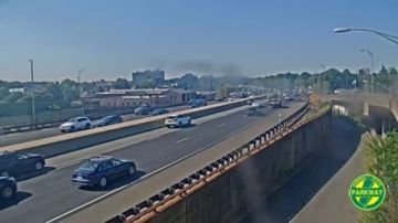 Traffic Cam Glen Ridge › South: MM 149.2 n/o Exit 148 - John F Kennedy Dr North - SB (Bloomfield)