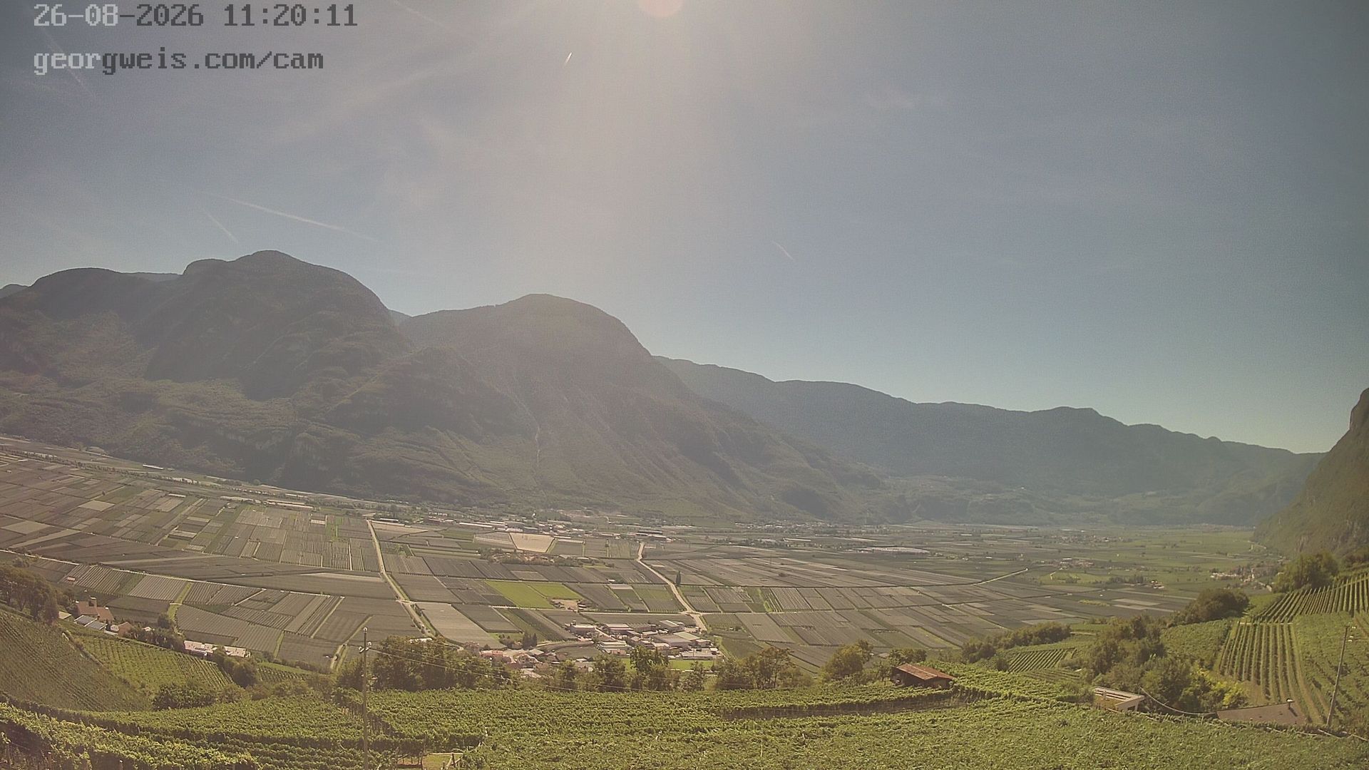 Traffic Cam Kurtatsch an der Weinstrasse - Cortaccia sulla Strada del Vino › East: Rain