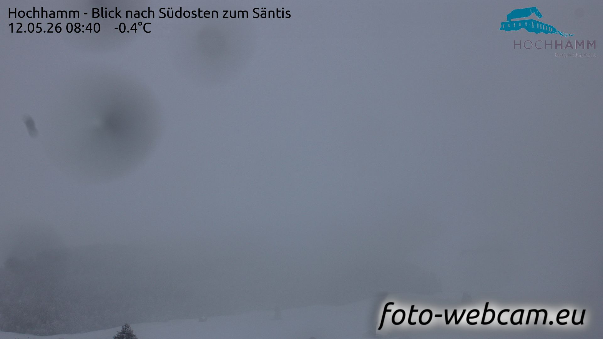 Schönengrund: Hochhamm - Blick nach Südosten zum Säntis