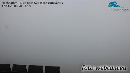 Schönengrund: Hochhamm - Blick nach Südosten zum Säntis