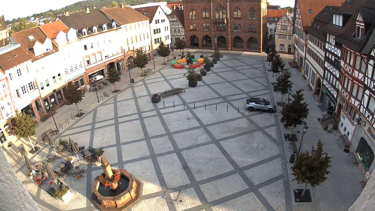 North Tauberbischofsheim: City Square Views Webcam