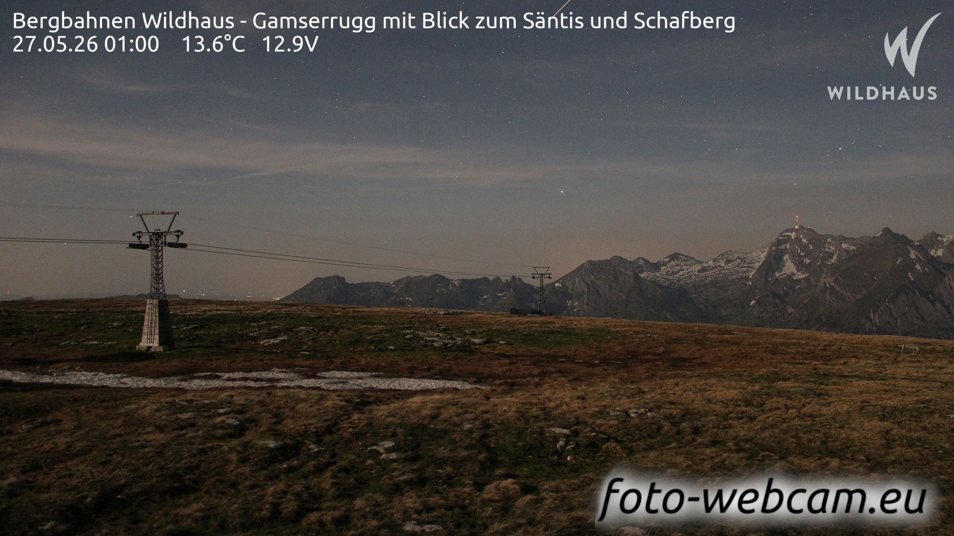 Wildhaus-Alt St. Johann: Bergbahnen Wildhaus - Gamserrugg mit Blick zum Säntis und Schafberg
