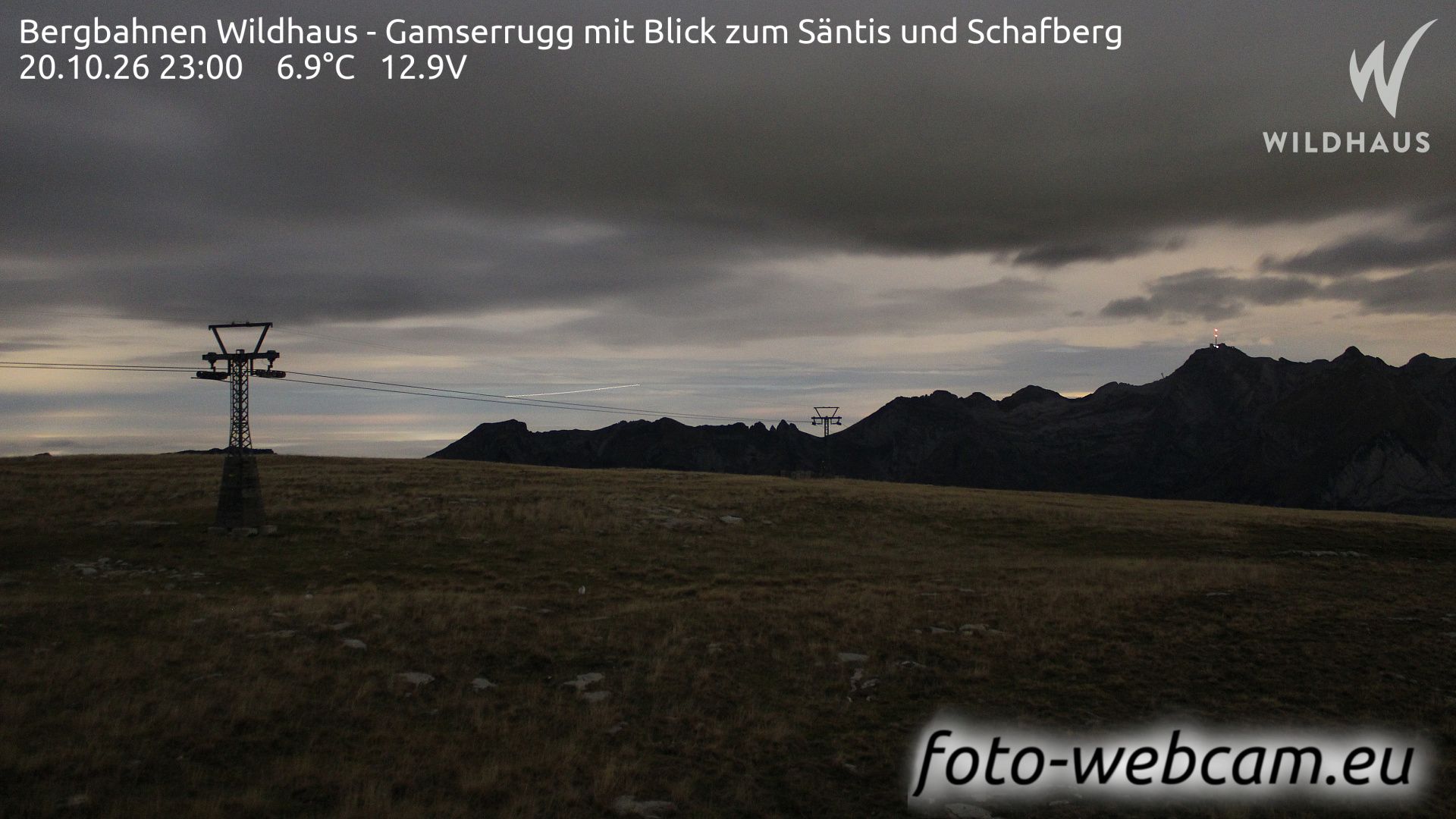 Wildhaus-Alt St. Johann: Bergbahnen Wildhaus - Gamserrugg mit Blick zum Säntis und Schafberg