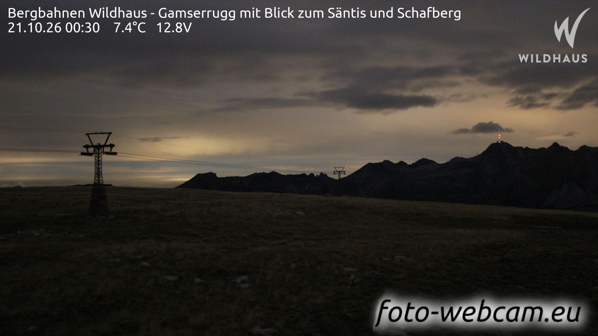 Wildhaus-Alt St. Johann: Bergbahnen Wildhaus - Gamserrugg mit Blick zum Säntis und Schafberg