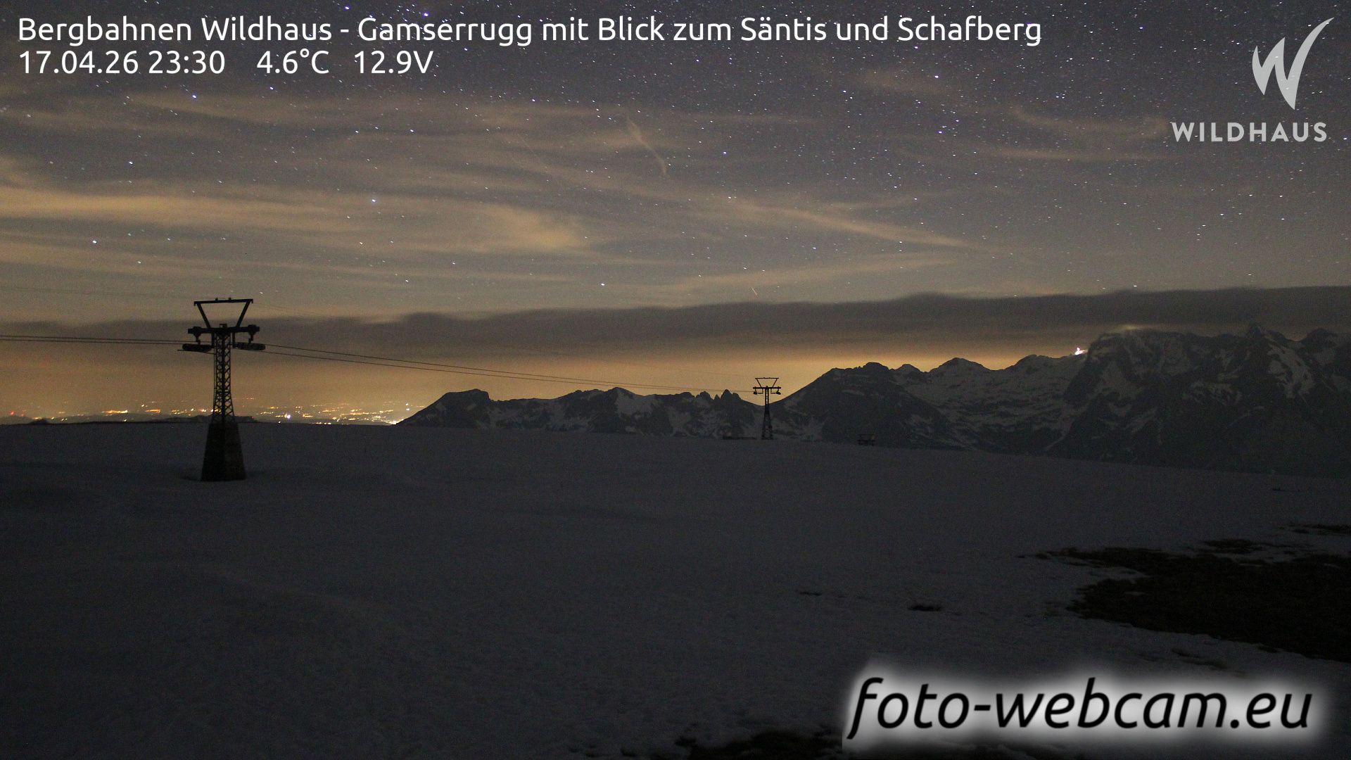 Wildhaus-Alt St. Johann: Bergbahnen Wildhaus - Gamserrugg mit Blick zum Säntis und Schafberg