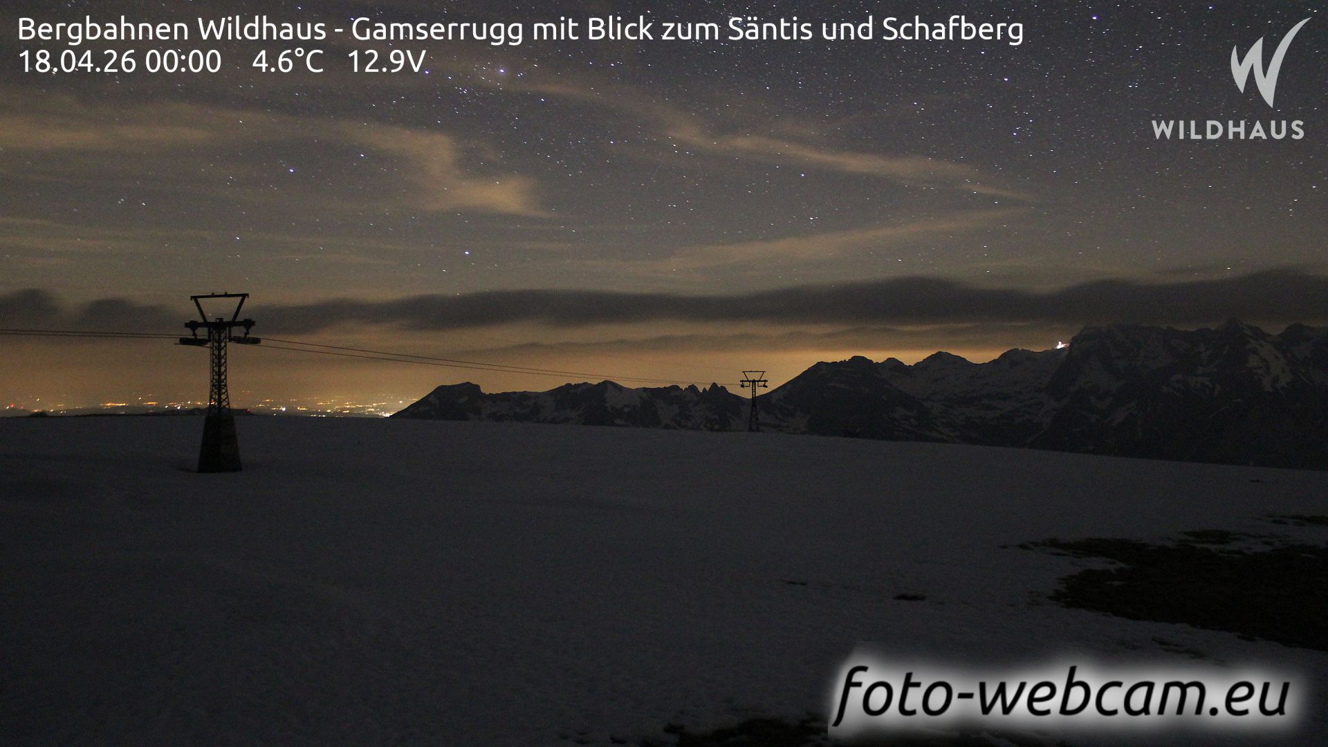 Wildhaus-Alt St. Johann: Bergbahnen Wildhaus - Gamserrugg mit Blick zum Säntis und Schafberg