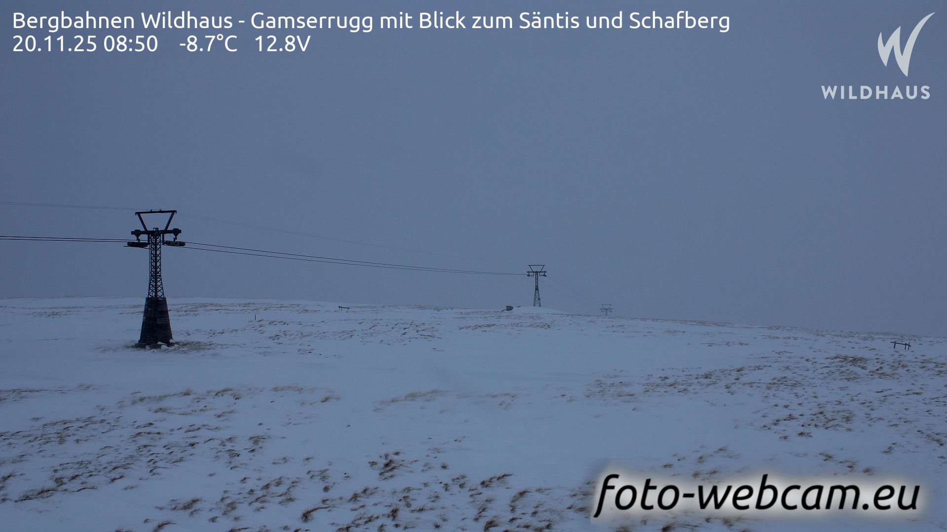 Wildhaus-Alt St. Johann: Bergbahnen Wildhaus - Gamserrugg mit Blick zum Säntis und Schafberg