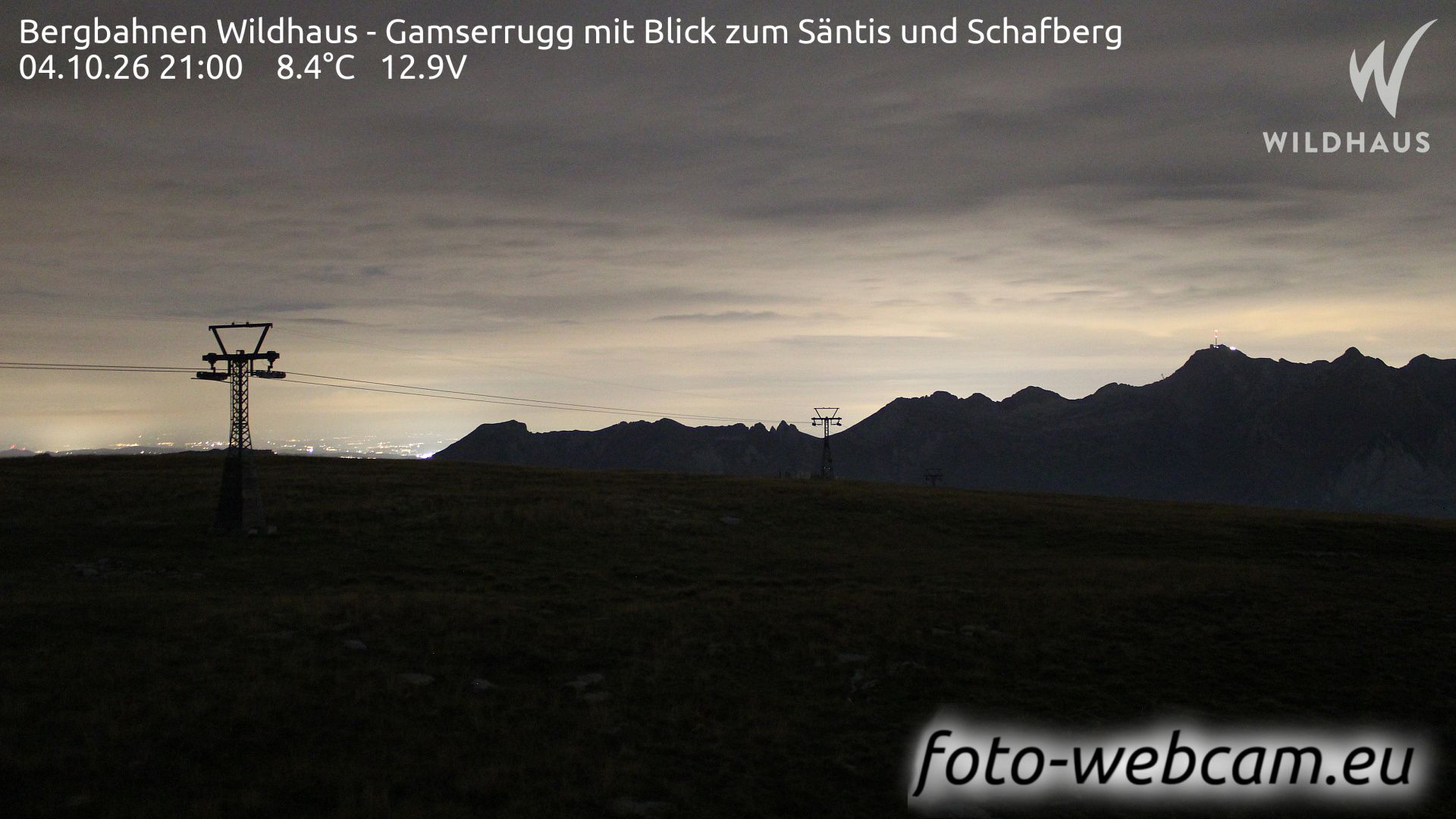 Wildhaus-Alt St. Johann: Bergbahnen Wildhaus - Gamserrugg mit Blick zum Säntis und Schafberg