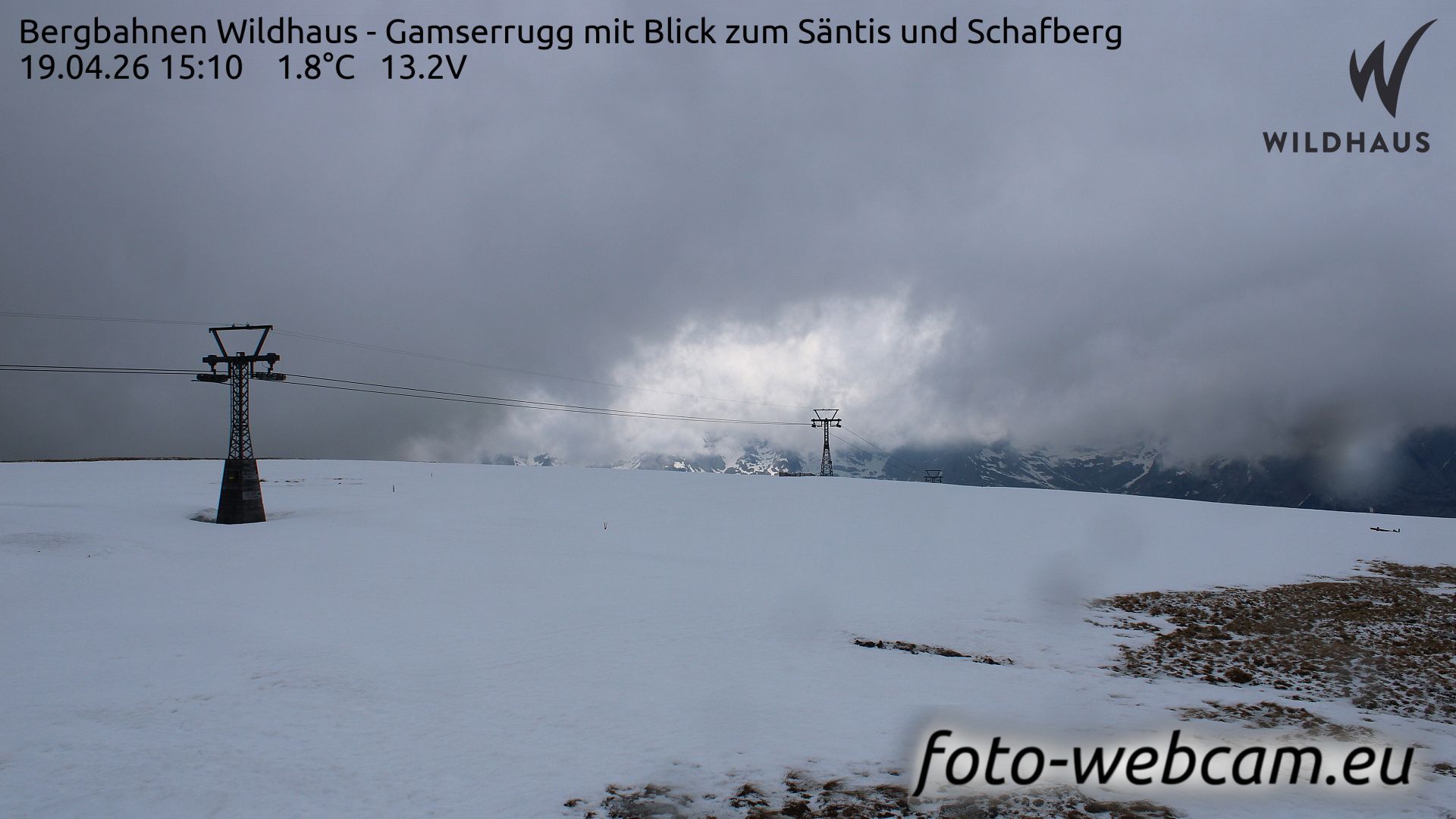 Wildhaus-Alt St. Johann: Bergbahnen Wildhaus - Gamserrugg mit Blick zum Säntis und Schafberg