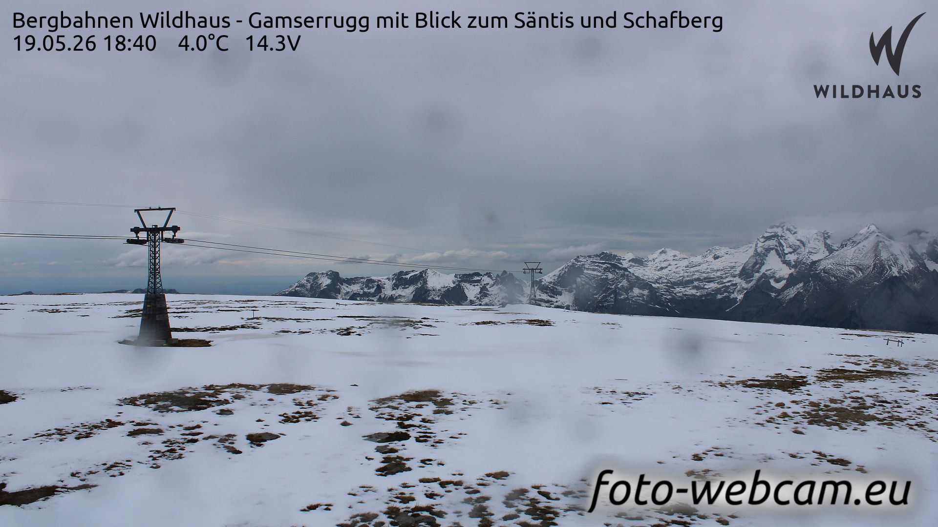 Wildhaus-Alt St. Johann: Bergbahnen Wildhaus - Gamserrugg mit Blick zum Säntis und Schafberg
