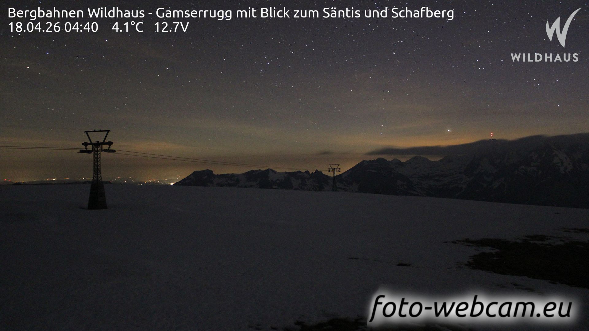 Wildhaus-Alt St. Johann: Bergbahnen Wildhaus - Gamserrugg mit Blick zum Säntis und Schafberg