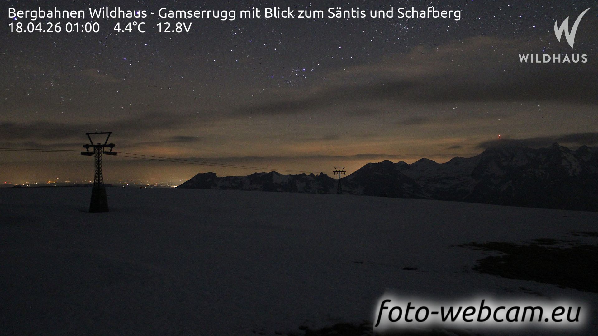 Wildhaus-Alt St. Johann: Bergbahnen Wildhaus - Gamserrugg mit Blick zum Säntis und Schafberg